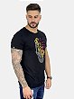 Camiseta Longline Branca Caveira Preta - John Verdazzi - Imperium Store