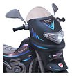 Moto Eletrica Infantil Grande 12v Sprint Turbo Com Capacete