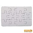 Quebra Cabeça 09x14cm com 12 peças,em branco para sublimação (quebra-cabeça  para sublimar) - CYBER3 Suprimentos