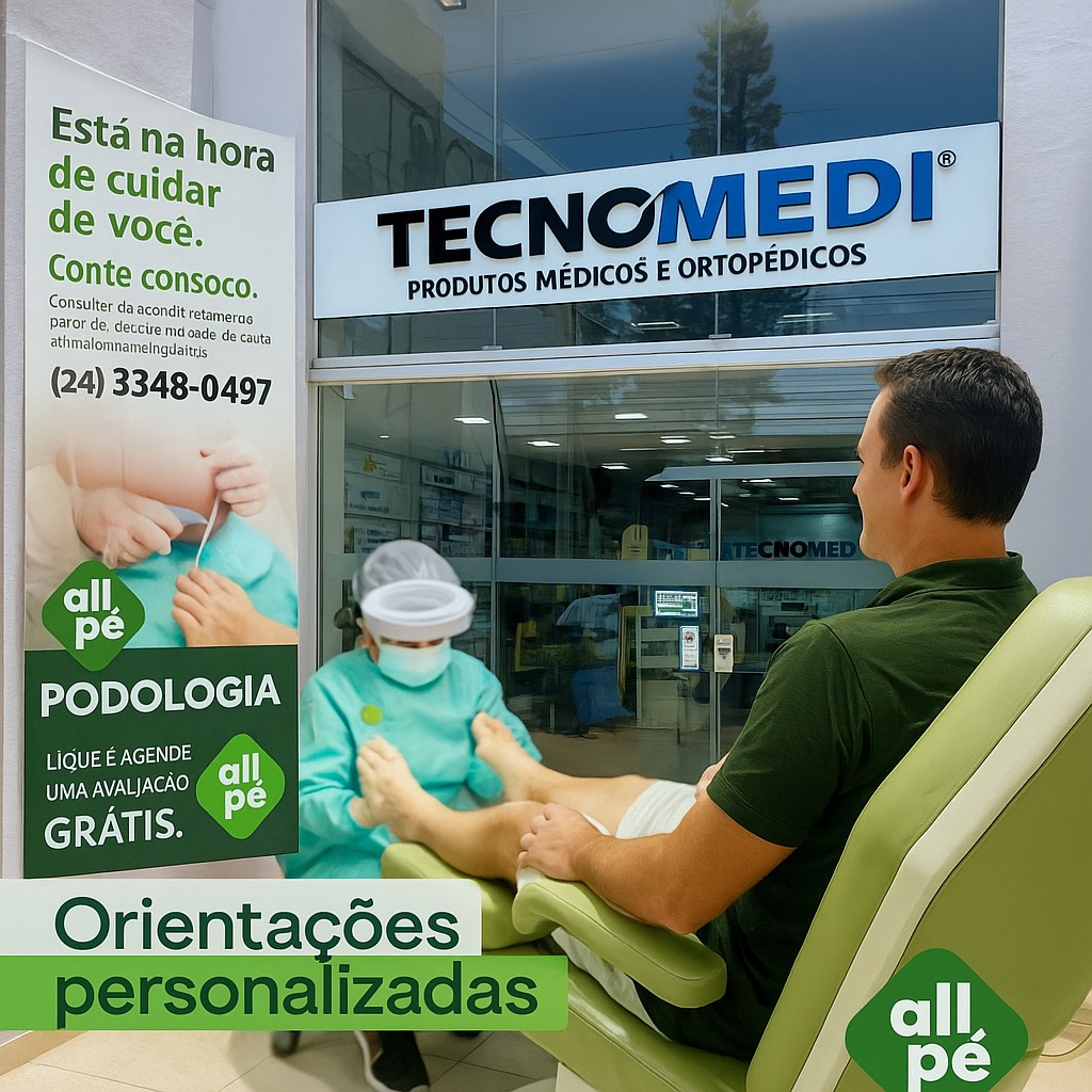 AllPé Podologia em Volta Redonda, anexa à Tecnomedi