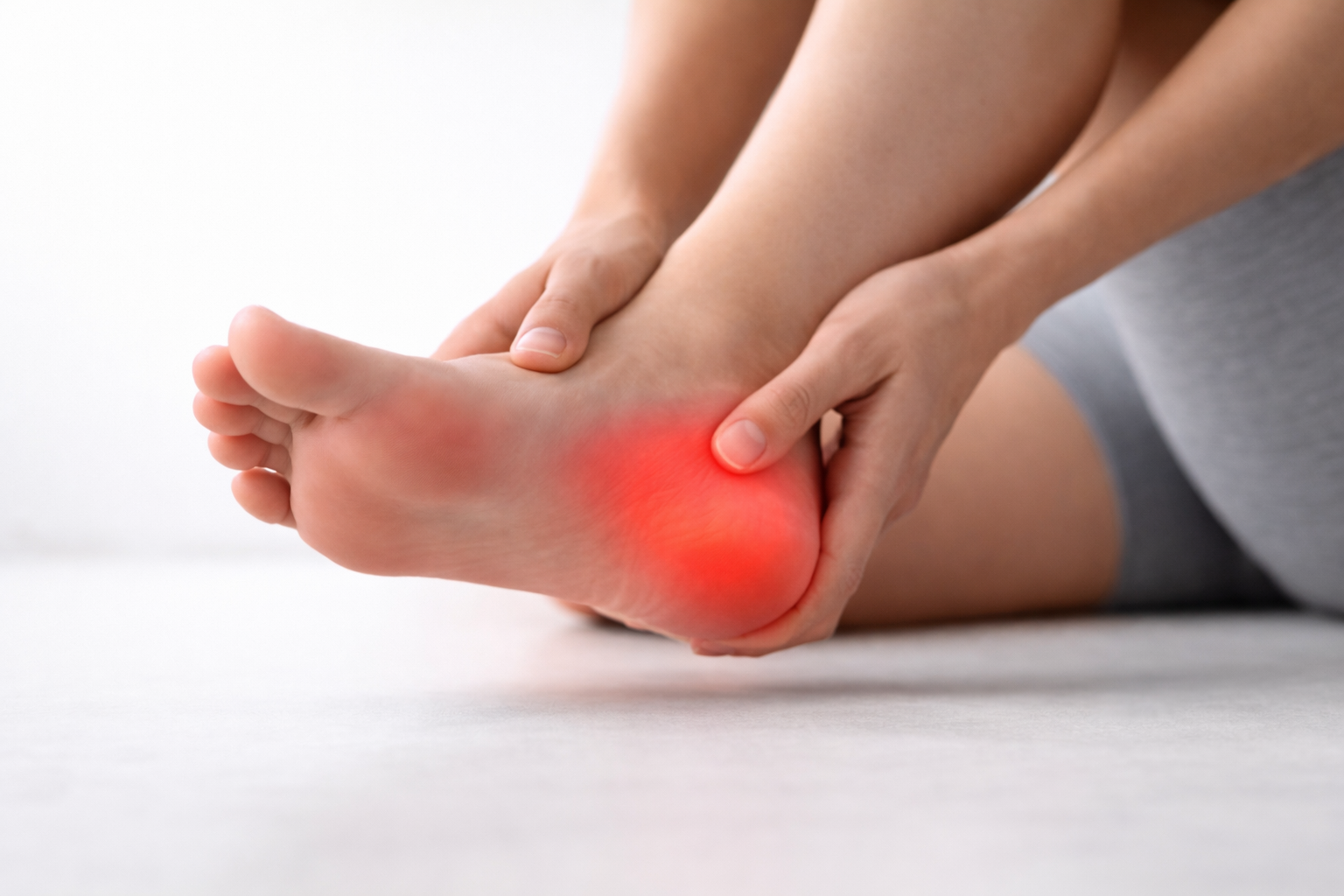 Dor no calcanhar esporão de calcâneo