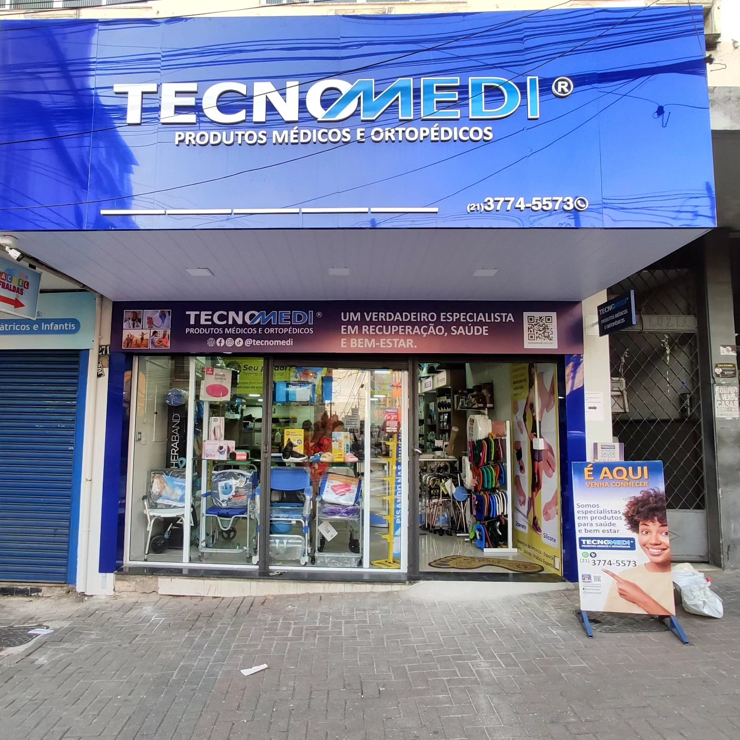 Fachada da Tecnomedi Duque de Caxias – Centro