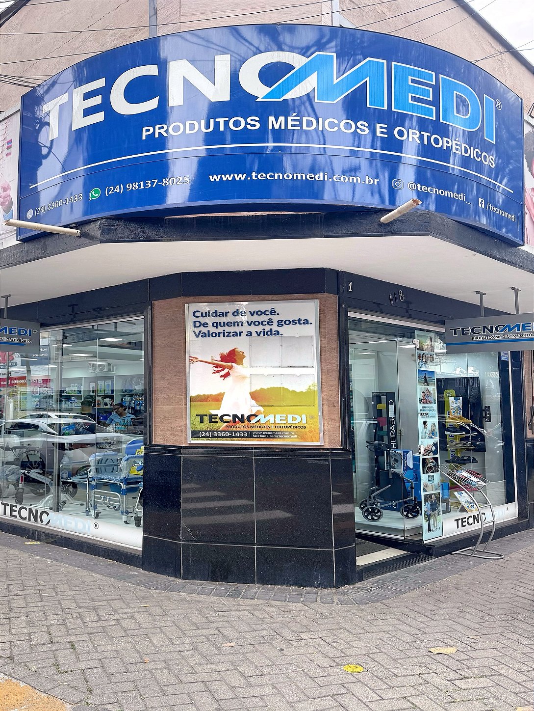 Fachada da loja Tecnomedi Resende – Campos Elíseos