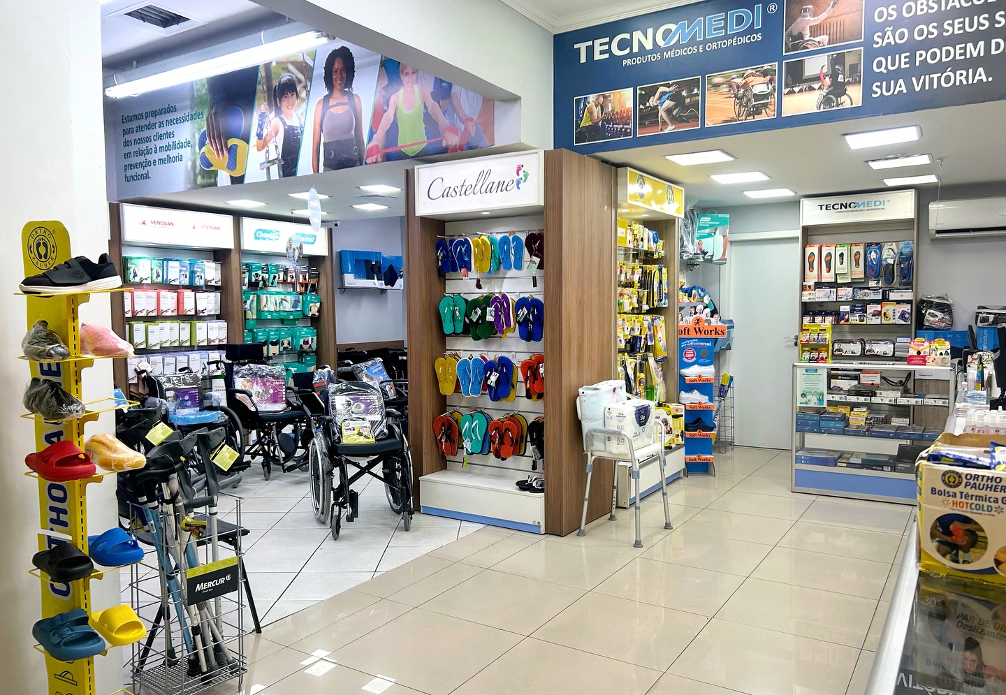 Interior da loja Tecnomedi Duque de Caxias – Centro (Shopping Prezunic)