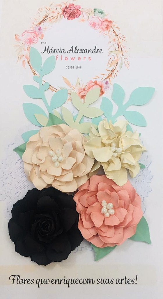 Boneca de Papel Flowers 02