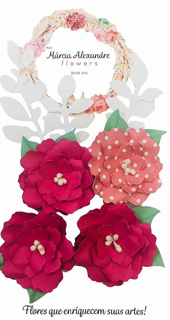 Boneca de Papel Flowers 02