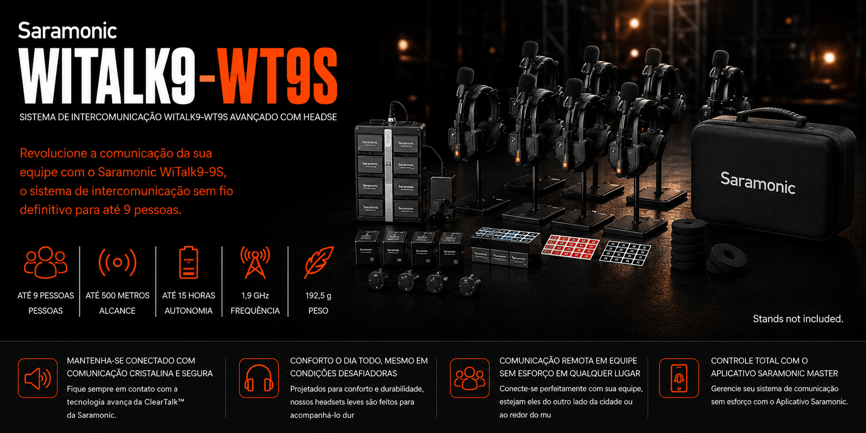 WiTalk9-WT9S — Sistema de Intercomunicação WiTalk9-WT9S Avanç