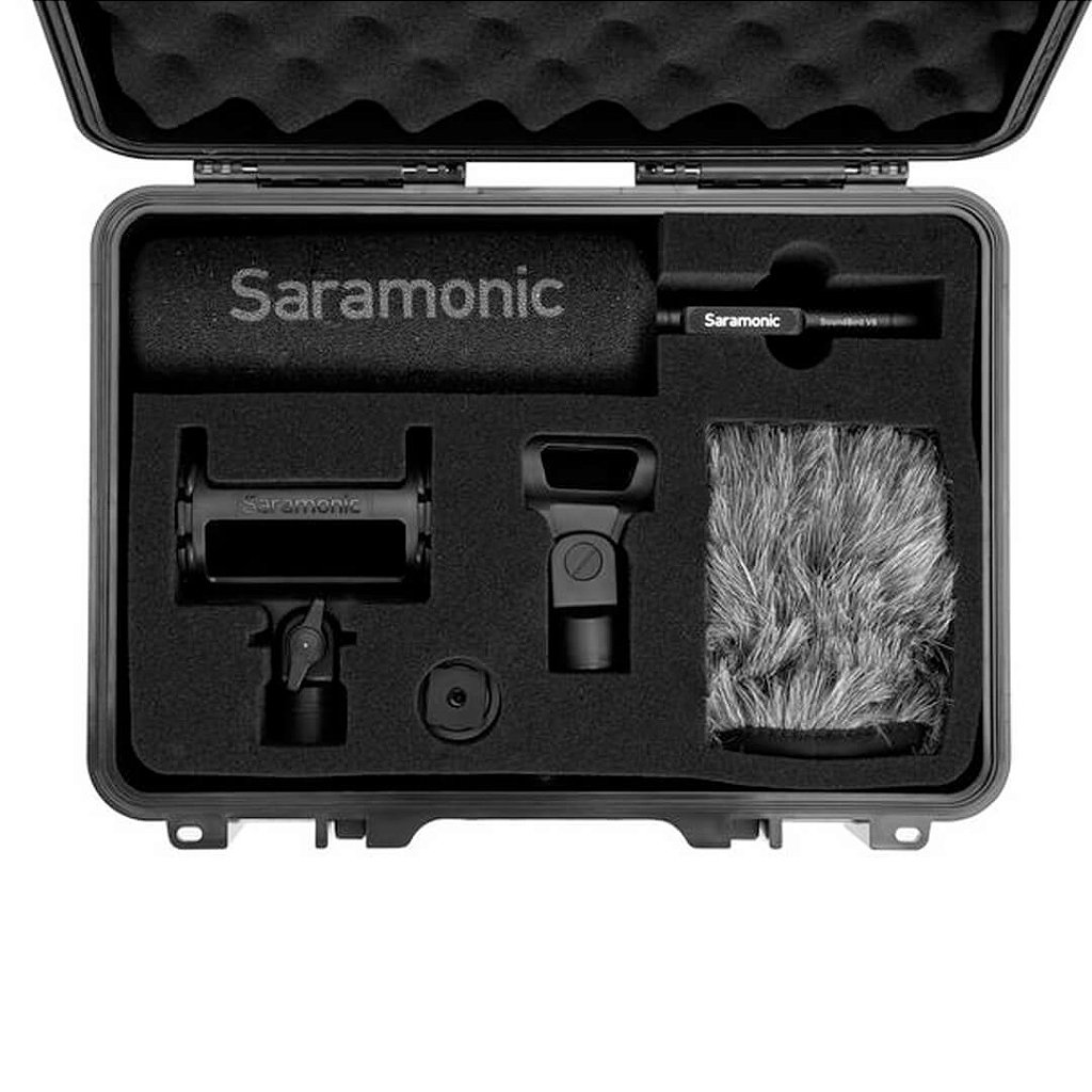 Microfone Shotgun Profissional Supercardioide - Saramonic Brasil