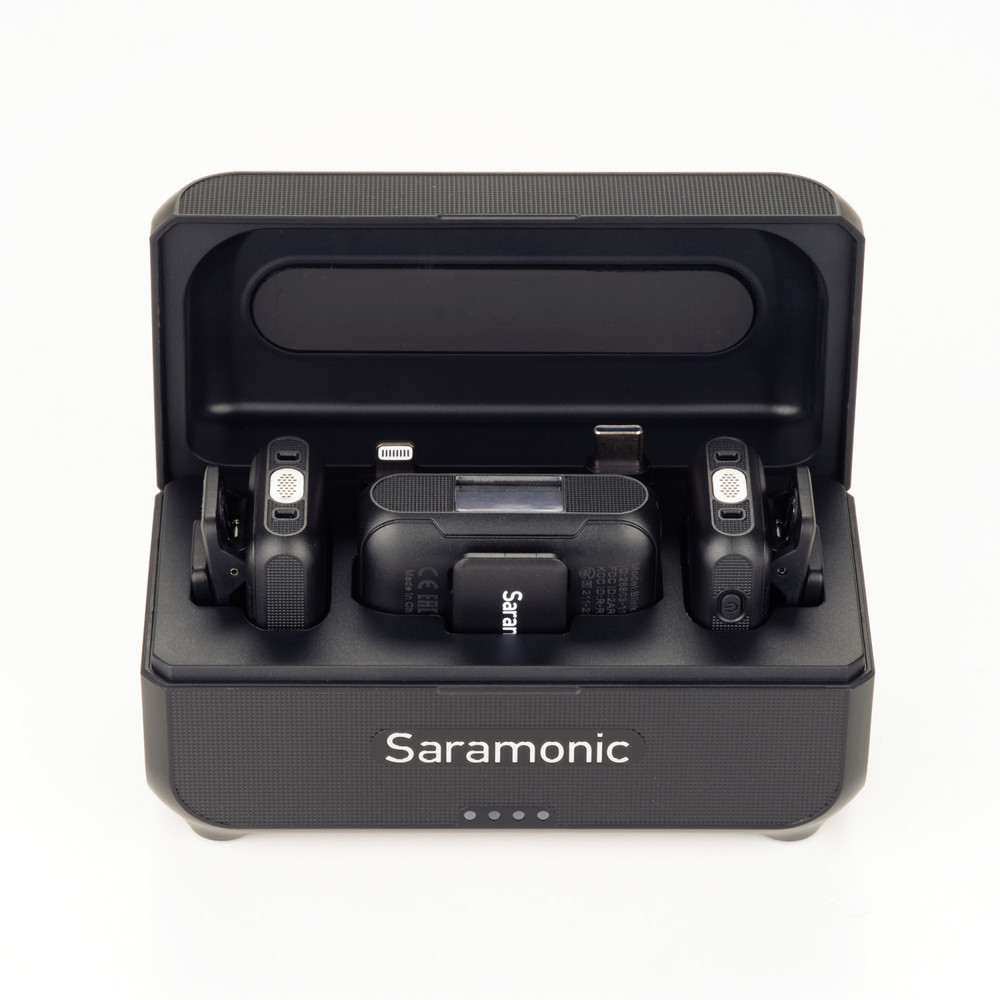Sistema de Microfone Digital Sem Fio para 2 Pessoas para Câmeras
