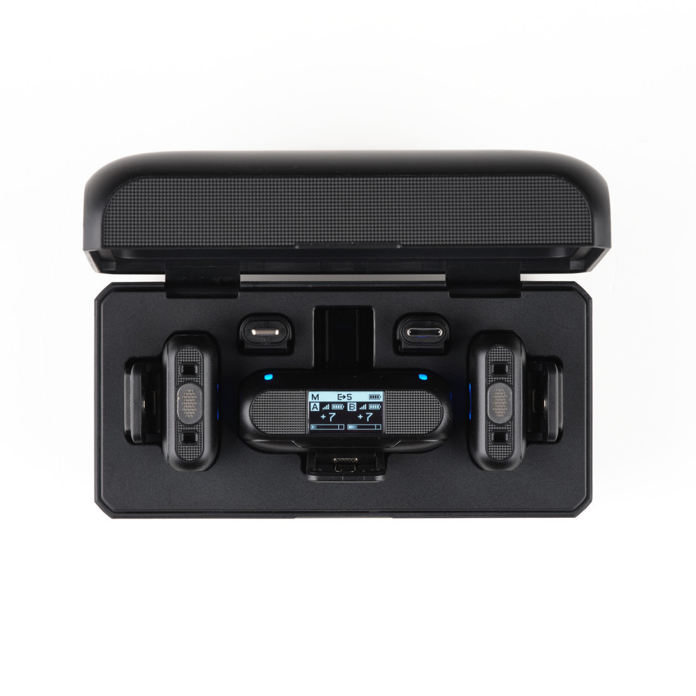 Sistema de Microfone Digital Sem Fio para 2 Pessoas para Câmeras