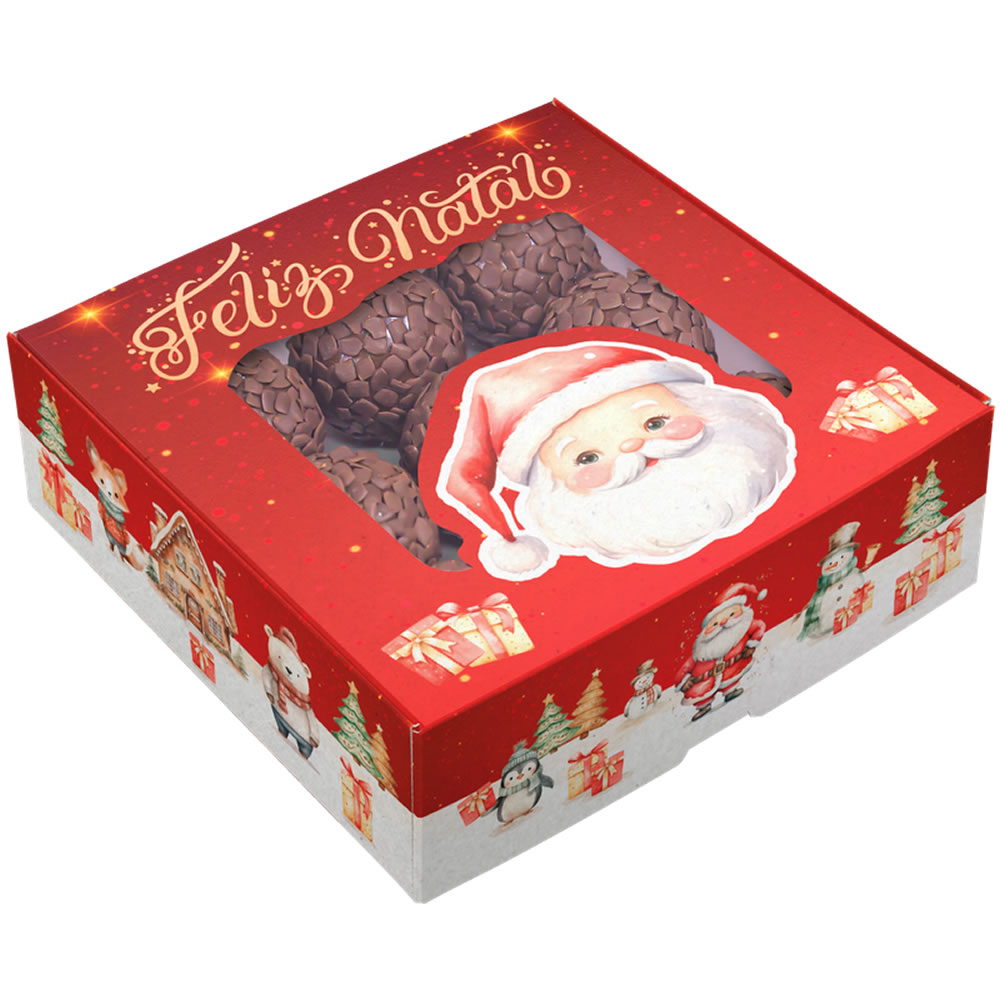 CALMA STORE × NATAL DESIGN POCKET SHADE Caixa Practice 9 Doces Com Visor - Natal Encantado - As melhores