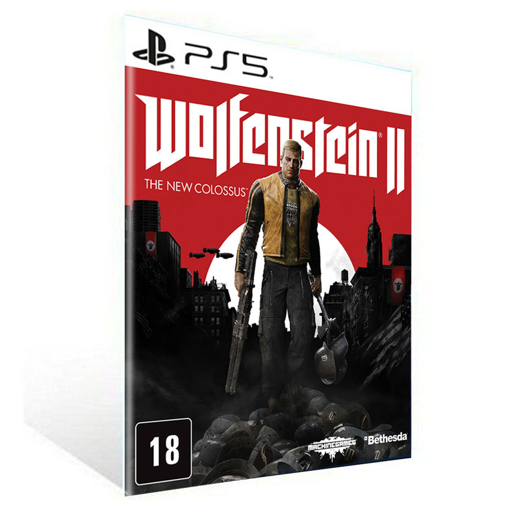 Banner do game Wolfenstein 2 The New Colossus para PS4