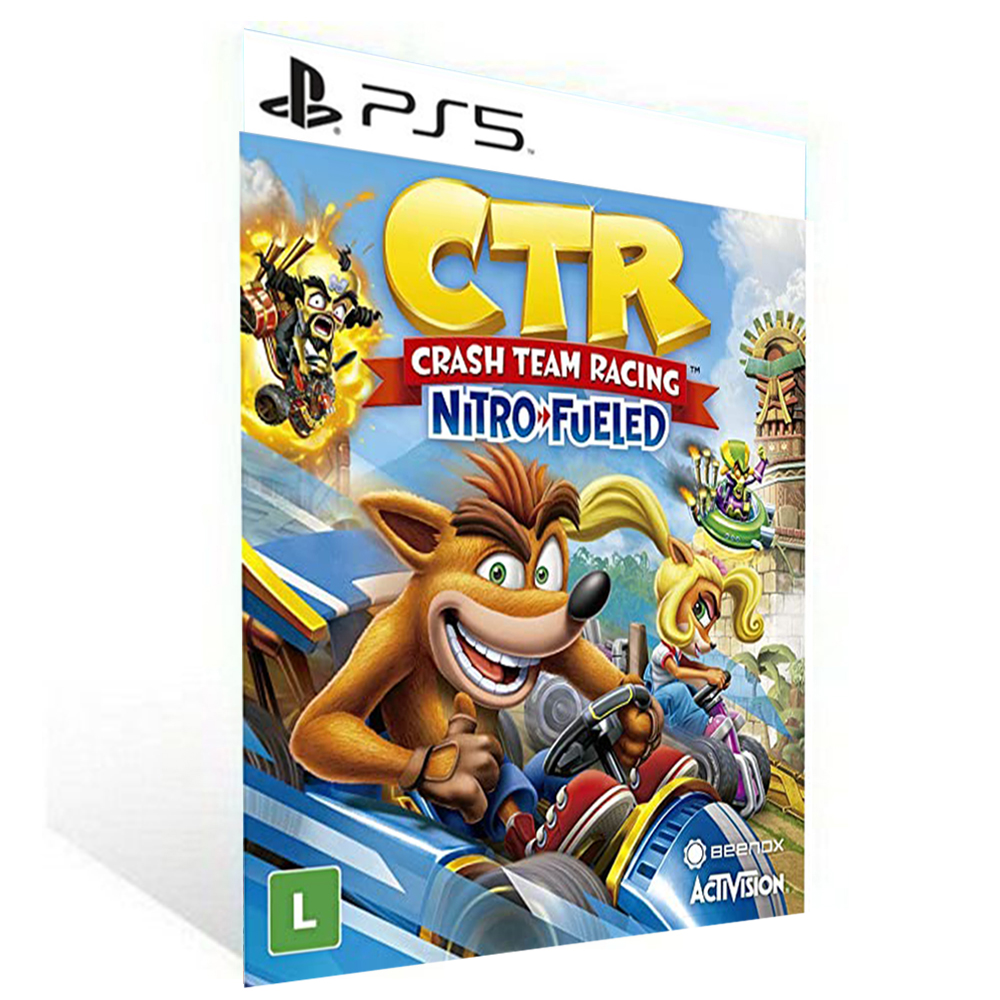 Banner do game Crash Team Racing Nitro-Fueled para PS4