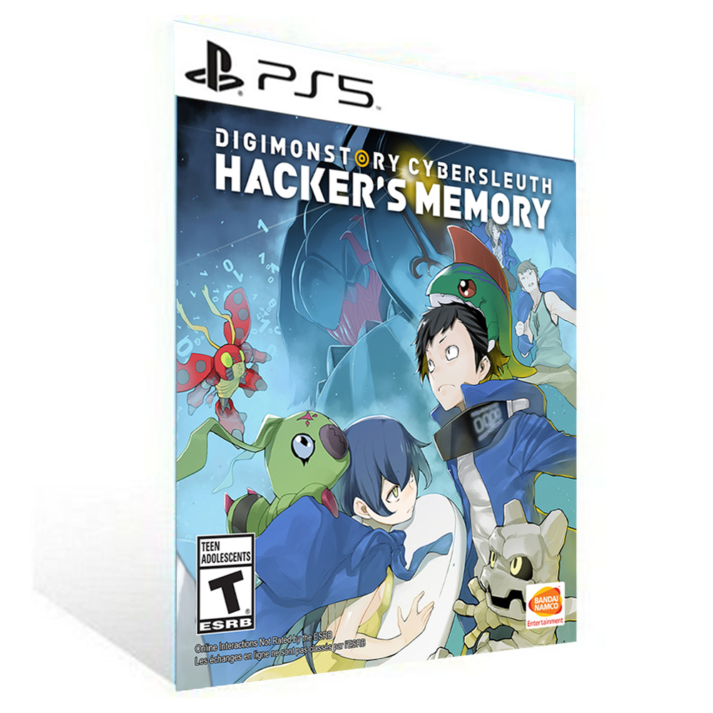Banner do game Digimon Story Cyber Sleuth Hackers Memory em mídia digital para PS4
