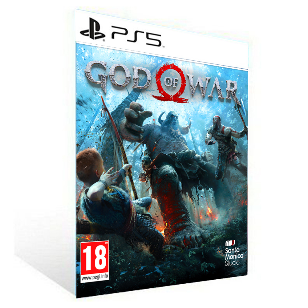 Banner do game God of War em mídia digital para PS4