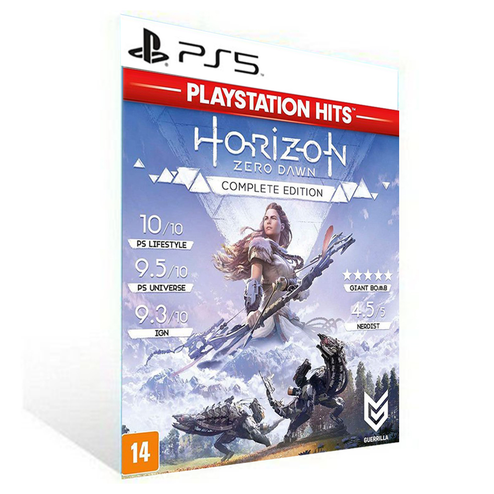 Banner do game Horizon Zero Dawn para PS4