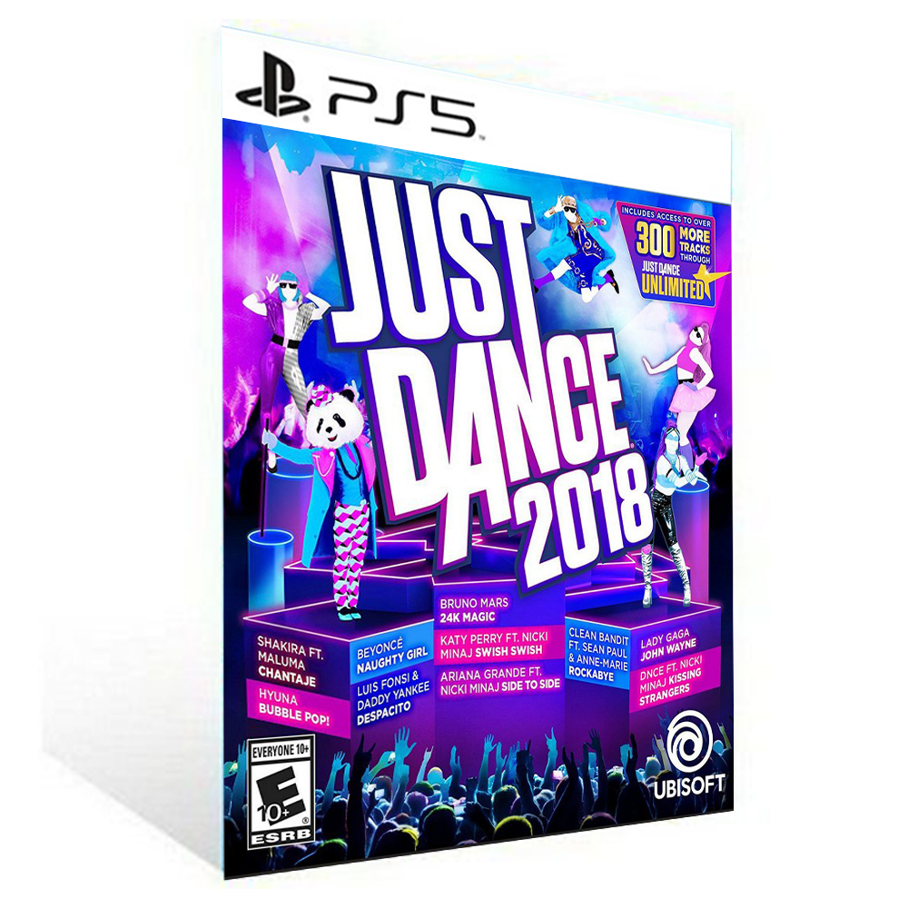 Banner do game Just Dance 2018 para PS4