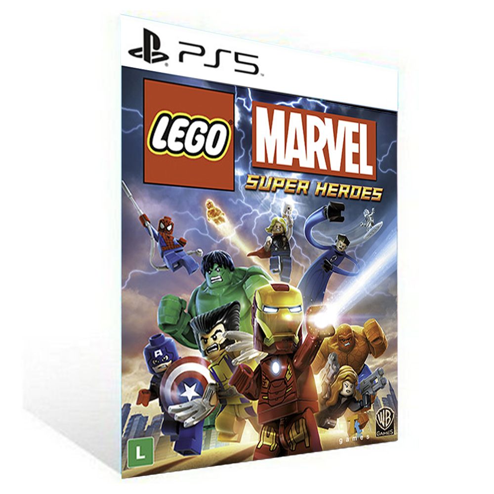 Banner do game Lego Marvel Super Heroes para PS4