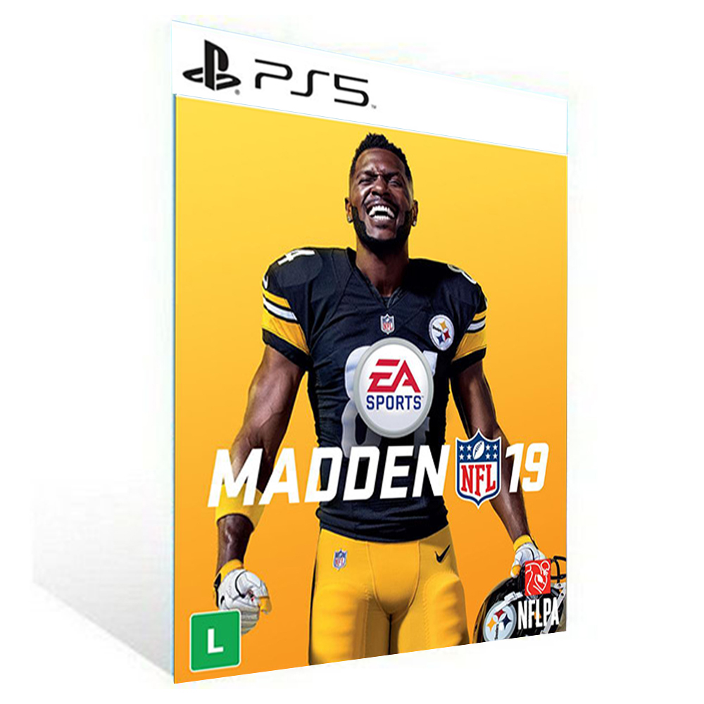 Banner do game Madden NFL 19 em mídia digital para PS4