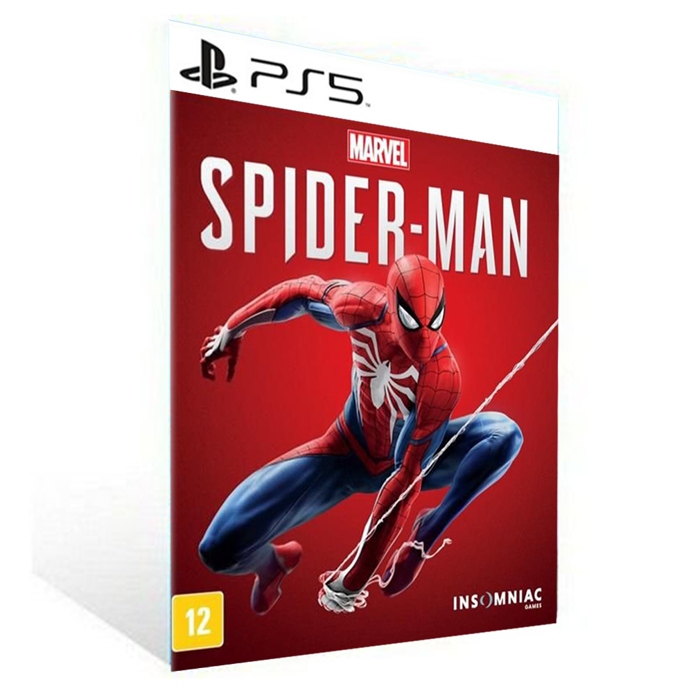 Banner do game Marvels Spider-Man em mídia digital para PS4