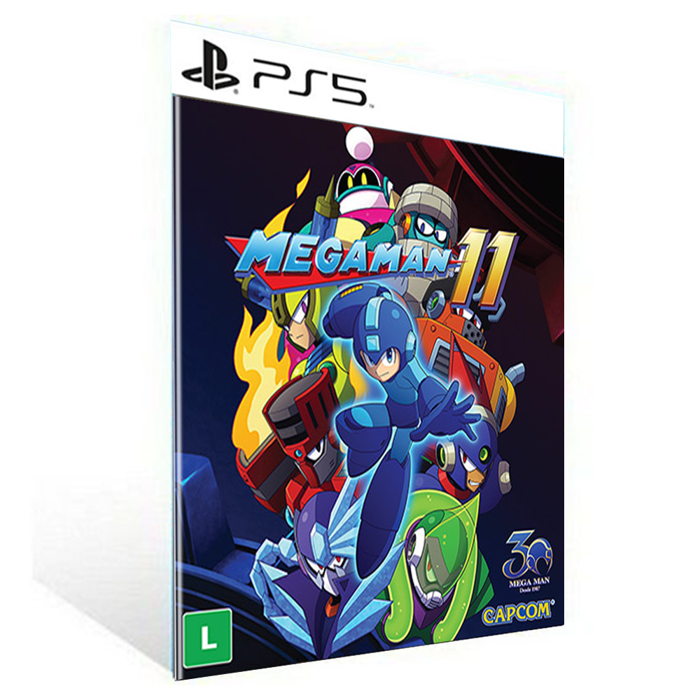 Banner do game Mega Man 11 para PS4