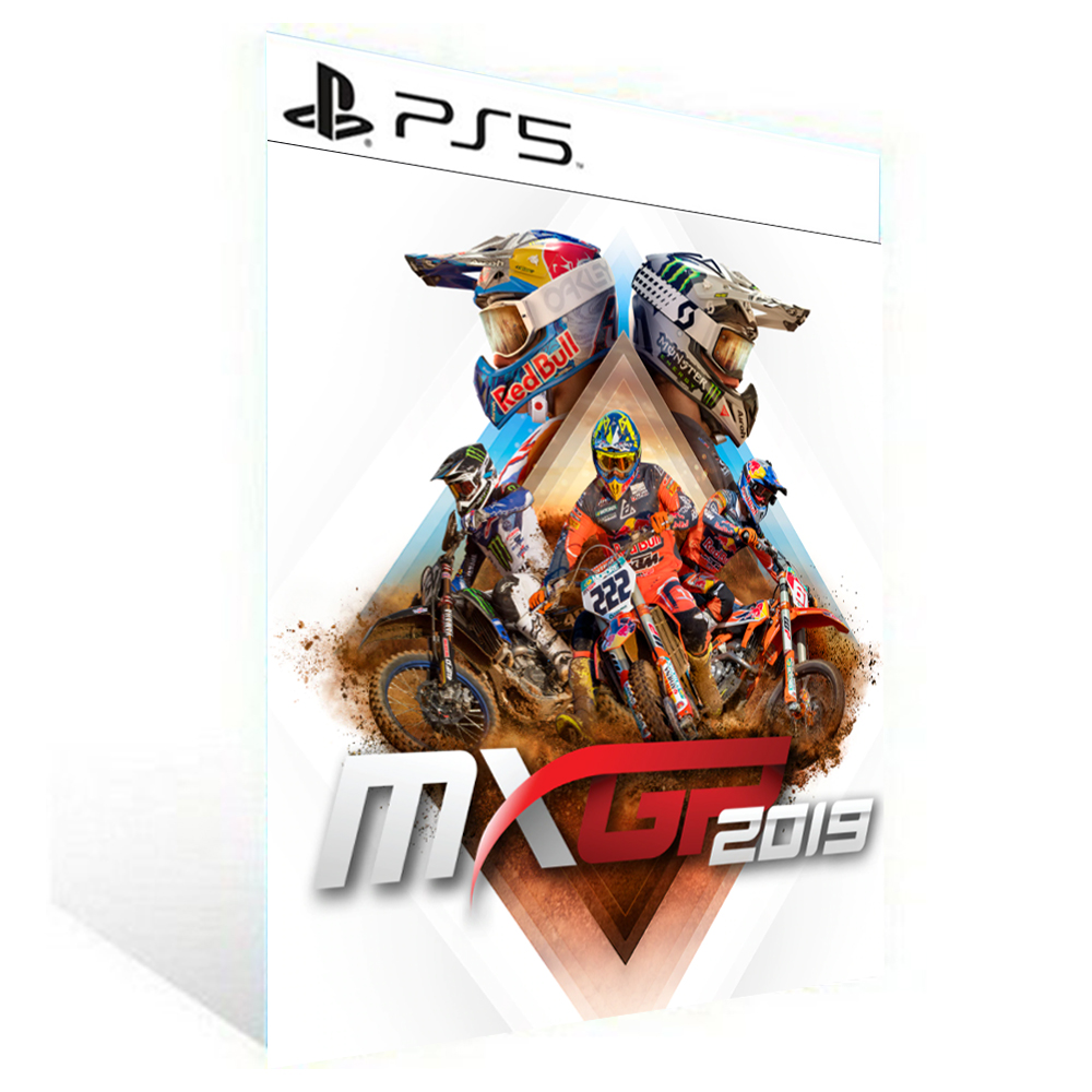 Banner do game MXGP 2019 em mídia digital para PS4