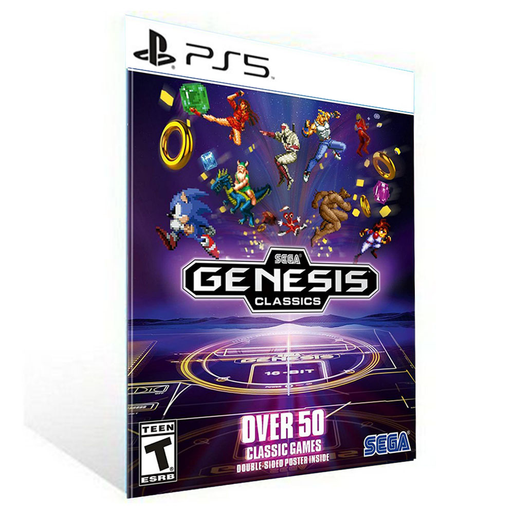 Banner do game SEGA Genesis Classics em mídia digital para PS4
