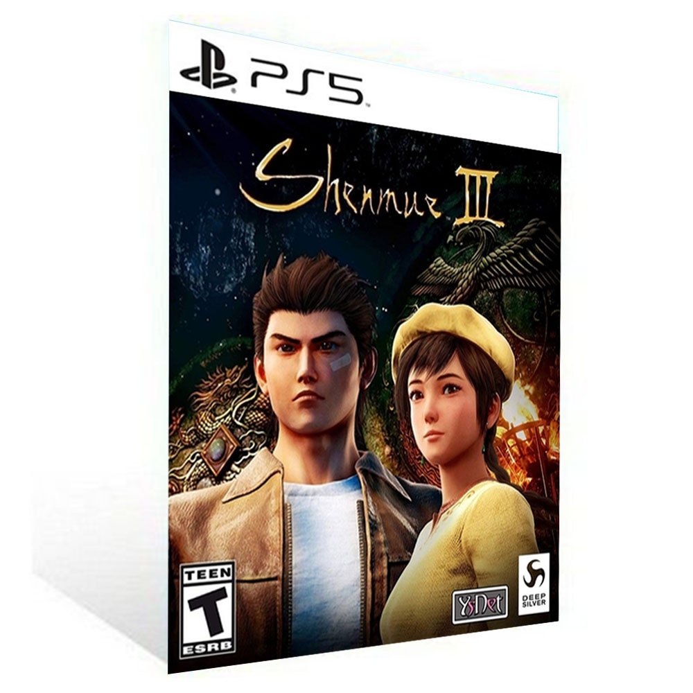 Banner do game Shenmue 3 em mídia digital para PS4