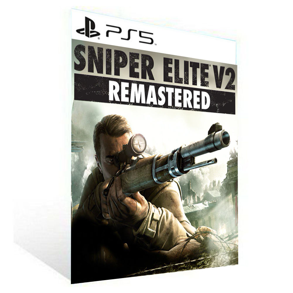 Banner do game Sniper Elite V2 Remastered em mídia digital para PS4