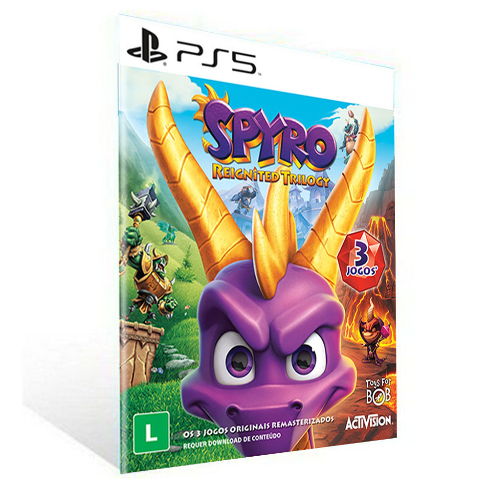 Banner do game Spyro Reignited Trilogy em mídia digital para PS4