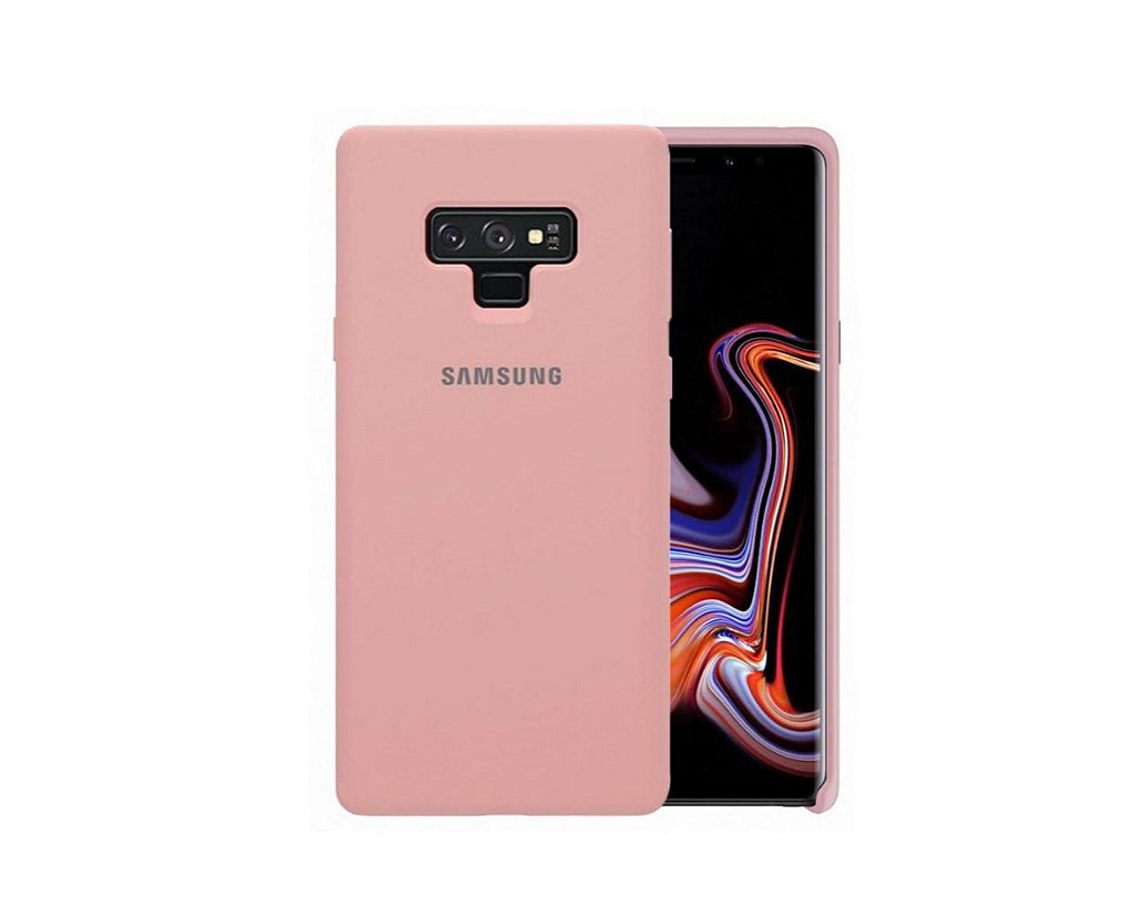 Case Capa Silicone Aveludada Samsung Galaxy Note 9 (Cor Rosa) - Sky Dreams