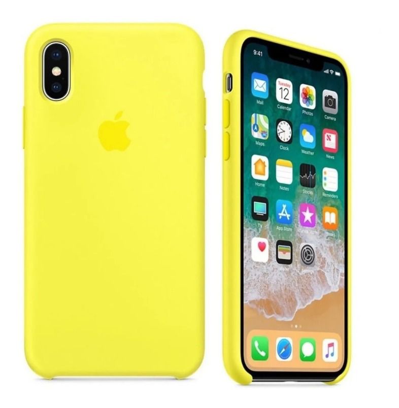 Capa Case Silicone Aveludada iPhone Xr (cor Amarela) - Sky Dreams