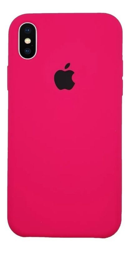 CAPA CASE CAPINHA SILICONE AVELUDADA IPHONE XR (COR ROSA PINK) - Sky Dreams