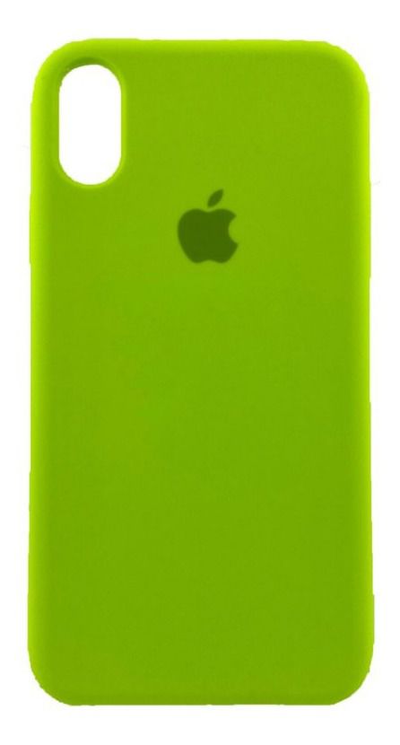 CAPA CASE CAPINHA CAPA CASE CAPINHA SILICONE AVELUDADA IPHONE XR (COR VERDE  NEON) - Sky Dreams