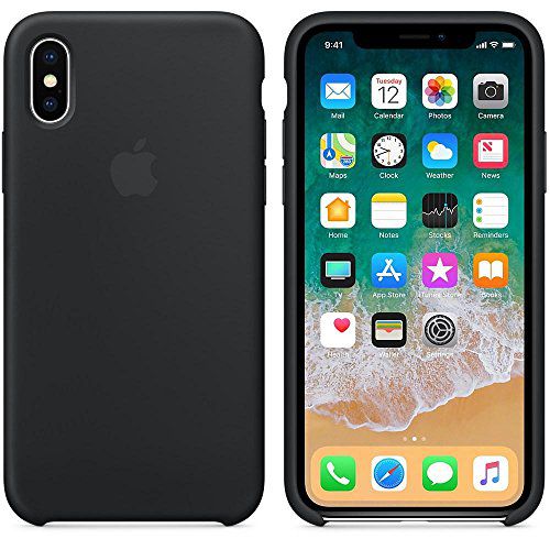 CAPA CASE CAPINHA SILICONE AVELUDADO IPHONE X/XS PRETO - Sky Dreams