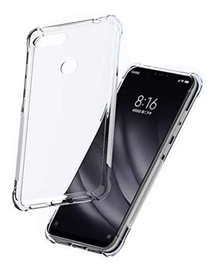 Capa antishock transparente + película nano gel 5D compatível com xiaomi mi  8 lite - Sky Dreams
