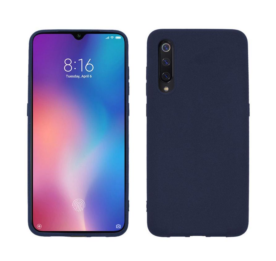 Case capa de silicone aveludade por dentro compatível com xiaomi mi 9 lite  (Azul petróleo) - Sky Dreams