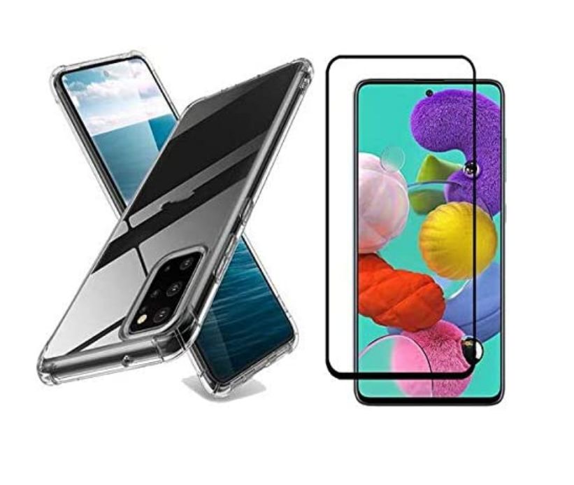 CAPA ANTI SHOCK TRANSPARENTE + PELíCULA DE VIDRO 3D PARA SAMSUNG GALAXY A71  - Sky Dreams