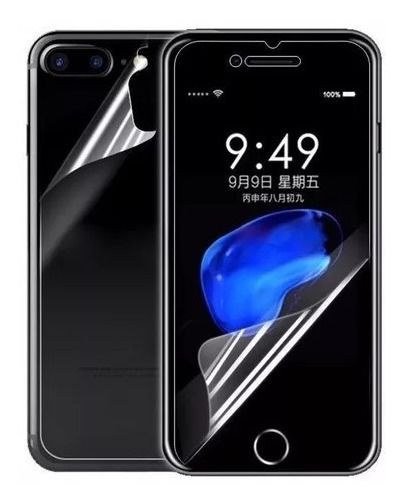 Kit Película Silicone Frente + Verso Curvada iPhone 7/8 Plus - Sky Dreams