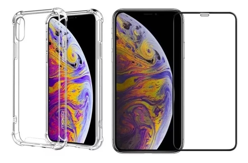 Capa Iphone Xr Transparente Anti Impacto + Película Vidro 3d | Submarino