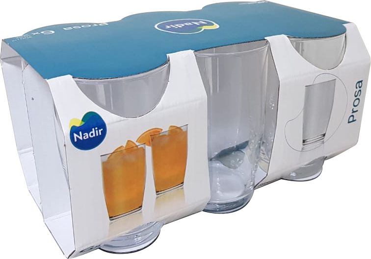 Conjunto De 06 Copos Lights 300Ml Nadir Figueiredo - Vidro