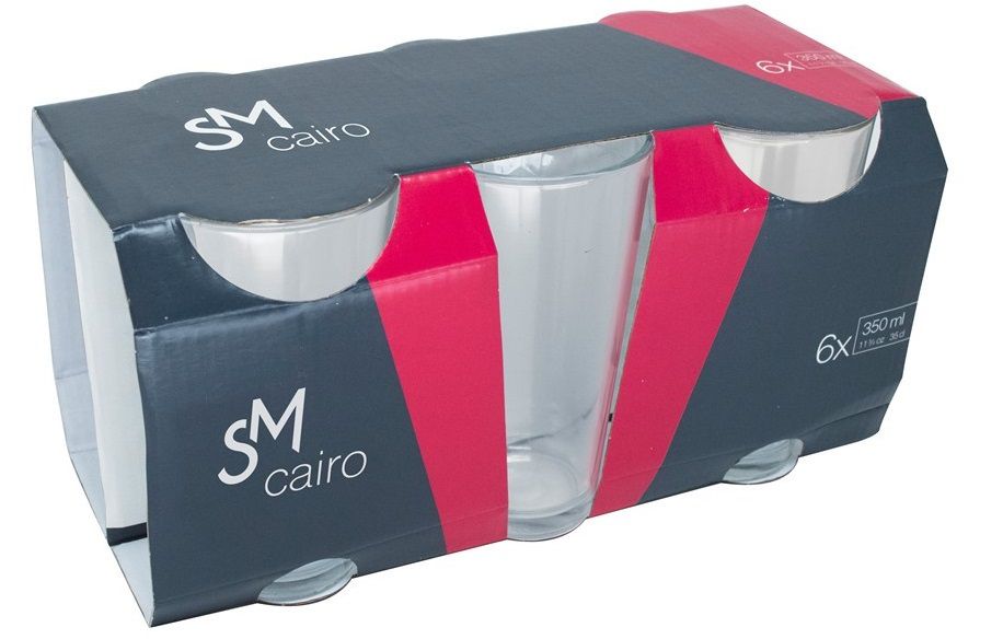 Jogo de Copos SM Cairo 350ml com 6 peças