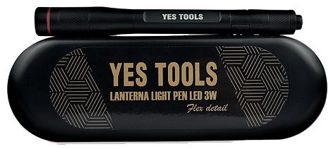 LANTERNA LIGHT PEN LED 3W YES TOOLS FLEX DETAIL - KERS - 500 Pro