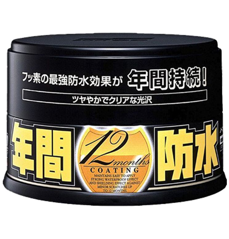 FUSSO COAT 12 MONTHS WAX DARK 200G - SOFT99 - 500 Pro Produtos