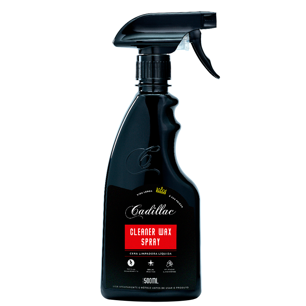 CERA CLEANER WAX SPRAY 500ML - CADILLAC - 500 Pro Produtos Para
