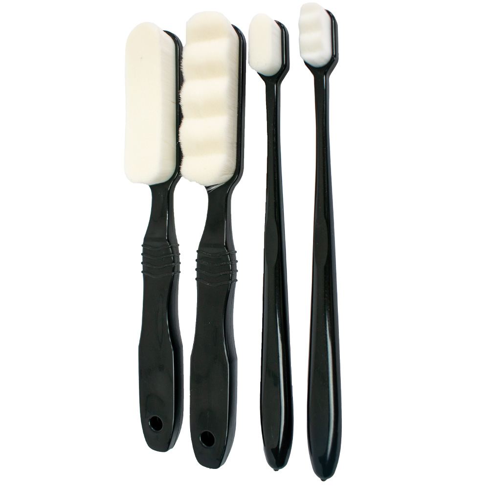 KIT 4 ESCOVAS EXTRA MACIAS P/ LIMPEZA DE COURO - SIGMA TOOLS - 500