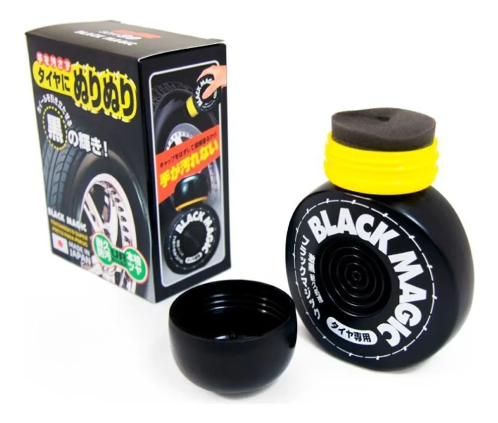 BLACK MAGIC 150ML - SOFT99 SUPER PRETO P/ PNEUS - 500 Pro Produtos
