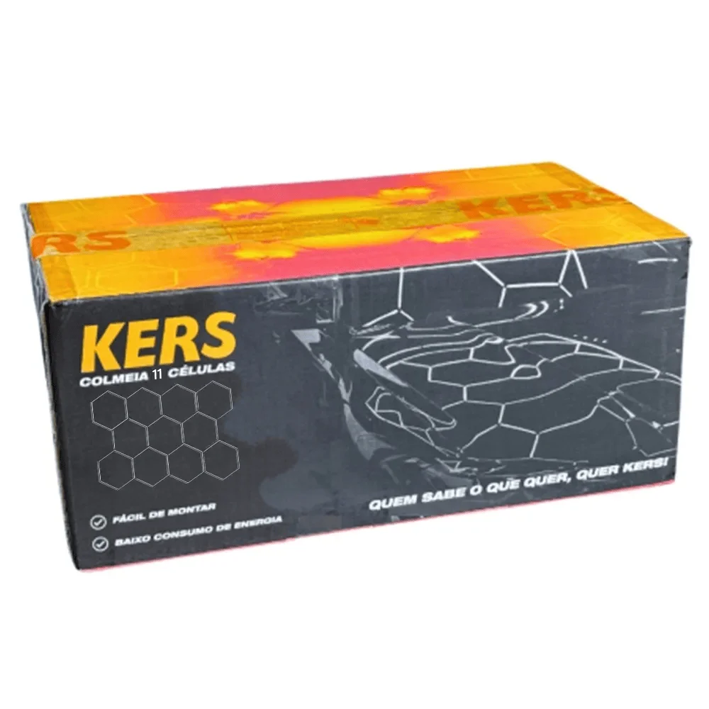 KERA 11冊 KERS Colmeia LED 11 Células - Iluminação Detalhada de Alta