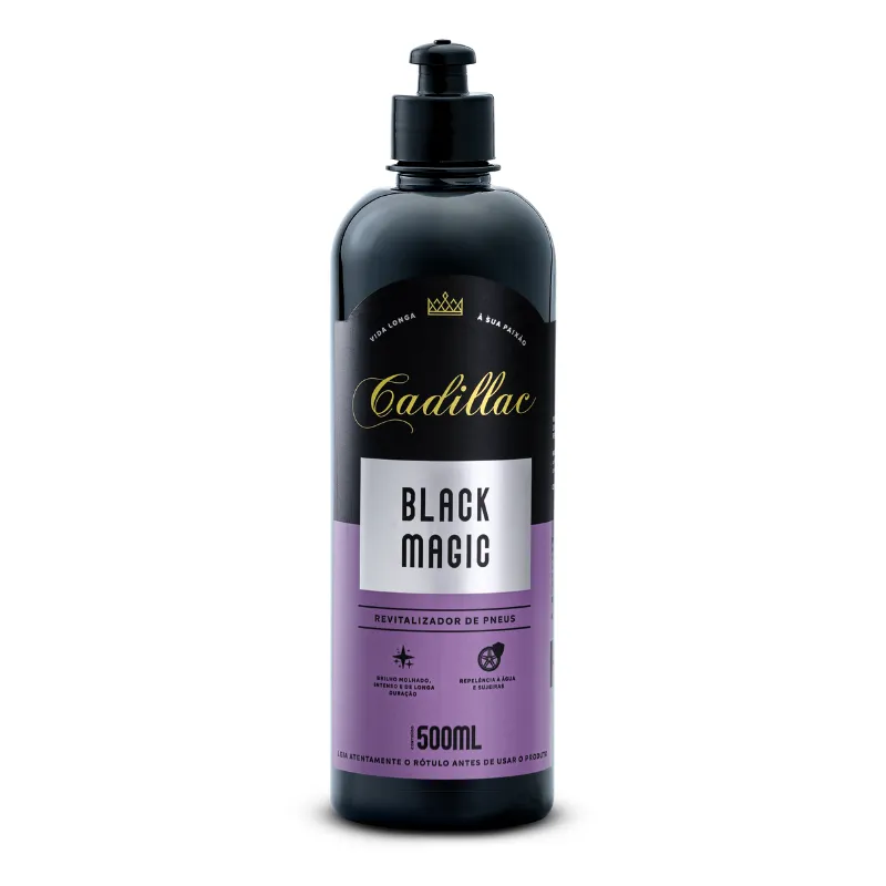 BLACK MAGIC REVITALIZADOR DE PNEUS 500ML - CADILLAC - 500 Pro
