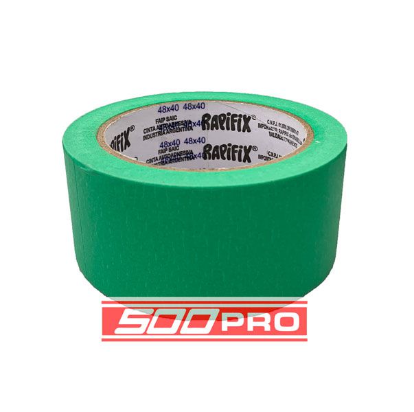 FITA CREPE AUTOMOTIVE VERDE 48MM x 40M - RAPIFIX - 500 Pro